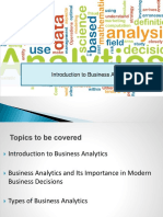 Intorduction To Business - Analytics