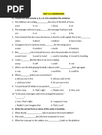 IV. Choose The Best Answer A, B, C or D To Complete The Sentence