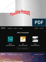 Webquest Possesive Pronouns by Humai, Zara, Calvin