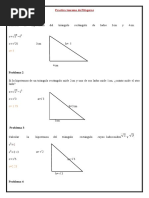Practica Teorema de Pitágoras