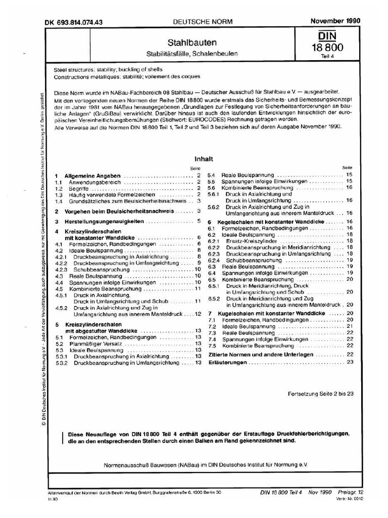 din-18800-4-1990-steel-structures-stability-buckling-of-shellspdf-pdf