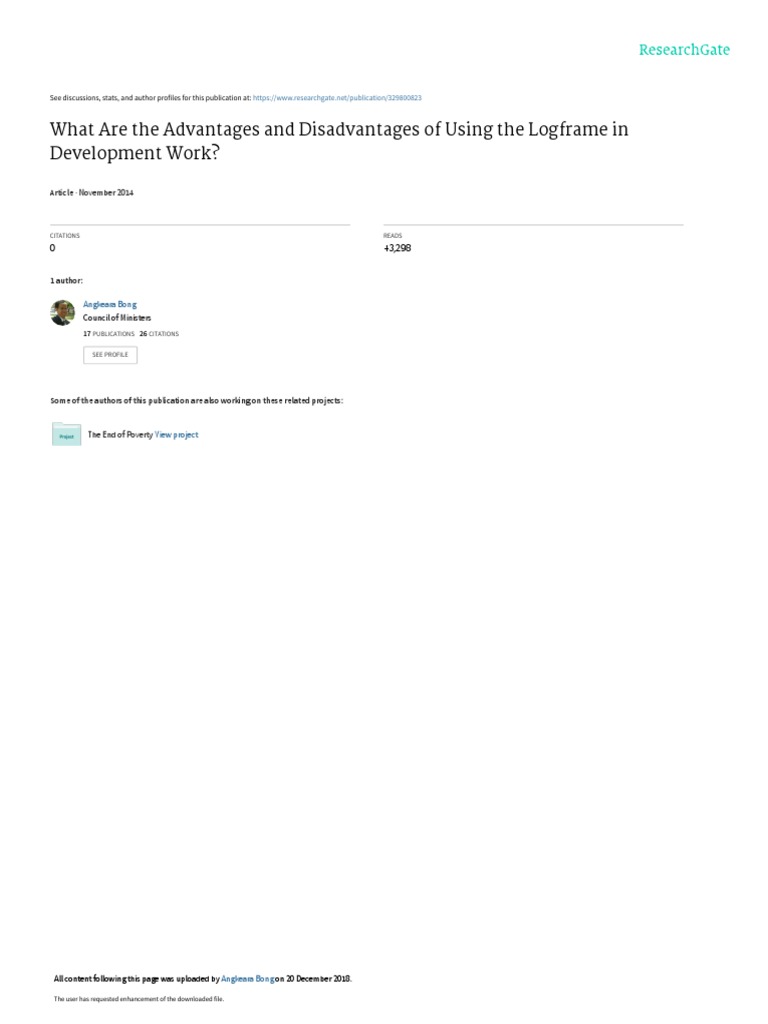 An Analysis of the Advantages and Disadvantages of Using the Logical