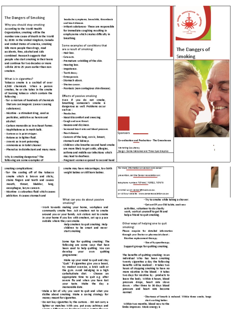 Smoking and Cancer PDF Smoking Medicine