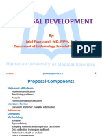 Proposal Development: By: Jalal Poorolajal, MD, MPH, PHD