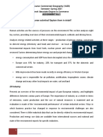 Course: Commercial Geography (1428) Semester: Spring 2021 Level: Associate Degree in Commerce Assignment No.1 Q. 1 What Is Meant by Human Activities? Explain Them in Detail? Answer