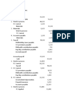 Alexis company journal entries and job order costing problems