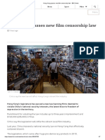 Hong Kong Passes New Film Censorship Law - BBC News
