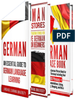 German Learn German for Beginners Including German Grammar, German Short Stories and 1000+ German Phrases by Language Learning University