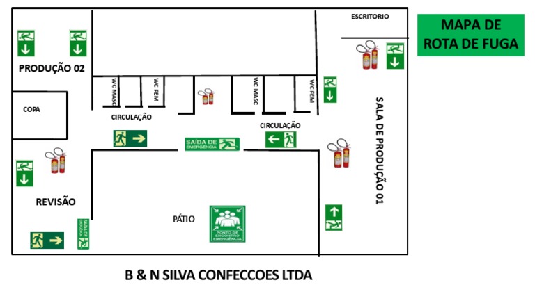 Mapa de Fuga Arquivo | PDF