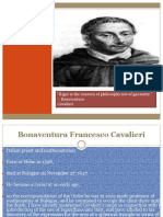 Bonaventura, Cavalieri: "Rigor Is The Concern of Philosophy Not of Geometry." - Bonaventura Cavalieri
