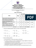Summative Test No. 1 in Mathematics 6 (First Quarter)