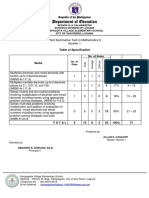 Summative Test No. 3 in Mathematics 6 (First Quarter)