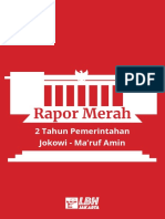 Rapor Merah 2 Tahun Jokowi Amin