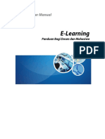 Panduan Penggunaan E-Learning Dosen Mahasiswa