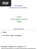 SYSC3601 Microprocessor Systems: Unit 8: Direct Memory Access (DMA)