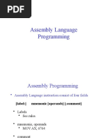 Assembly Language Programming