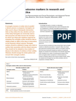 Surrogate Outcome Markers in Research and Clinical Practice