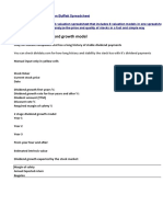 Gordons Dividend Growth Model