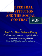 The Federal Constitution and Malaysia's Unique Social Contract