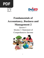 Fundamentals of Accountancy, Business and Management 2: Statement of Comprehensive Income