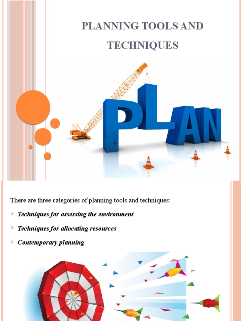 Planning Tools and Techniques | Download Free PDF | Forecasting | Budget