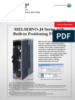 MELSERVO-J4 Series With Built-In Positioning Function: Servo Amplifiers & Motors