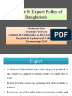 Chapter 4 Export Policy of BD