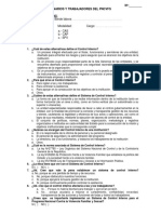 Examen Sobre Control Interno