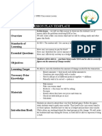 Lesson Plan Template: Standards of Learning Essential Questions