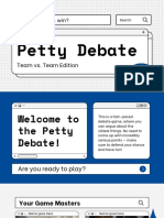 Digitalism Group Petty Debate Game Fun Presentation