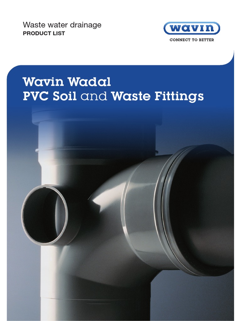 Catalogue Wavin Wadal PDF Polyvinyl Chloride Building Materials