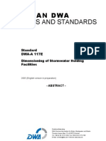 German Dwa Rules and Standards: Standard DWA-A 117E