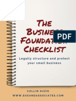 Business Foundation Checklist