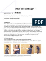 Physiotherapy Home Exercise For Minor Stroke - Indon