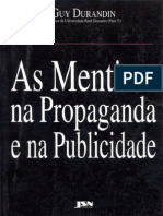 As Mentiras Na Propaganda e Na - Guy Durandin