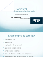 Présentation de La Norme ISO 37001