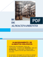 Buenas Prácticas de Almacenamiento