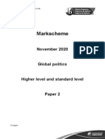 Global Politics Paper 2 HLSL Markscheme (1)