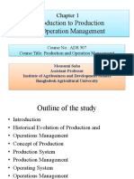 Chapter 1 Production and Operation Management