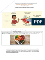 Actividad de Alimentación Saludable