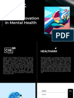 Digital Innovation in Mental Health