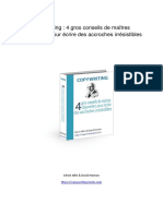 4 Gros Conseils Pour Écrire Accroches Irrésistibles