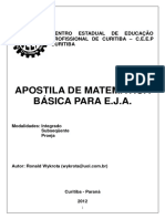 Apostila de Matemática Básica Para e.j.a.