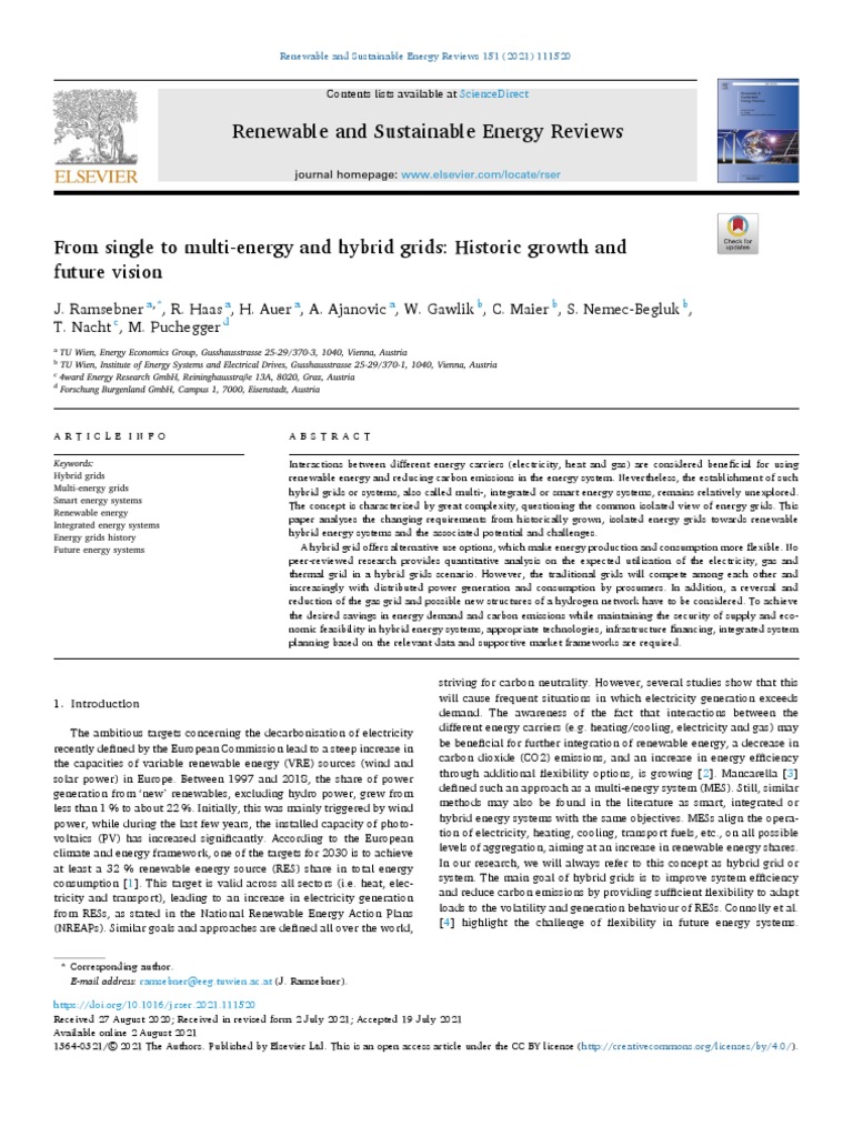 Renewable and Sustainable Energy Reviews | PDF | World Energy ...