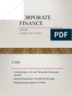 Corporate Finance: Weighted Marginal Cost of Capital