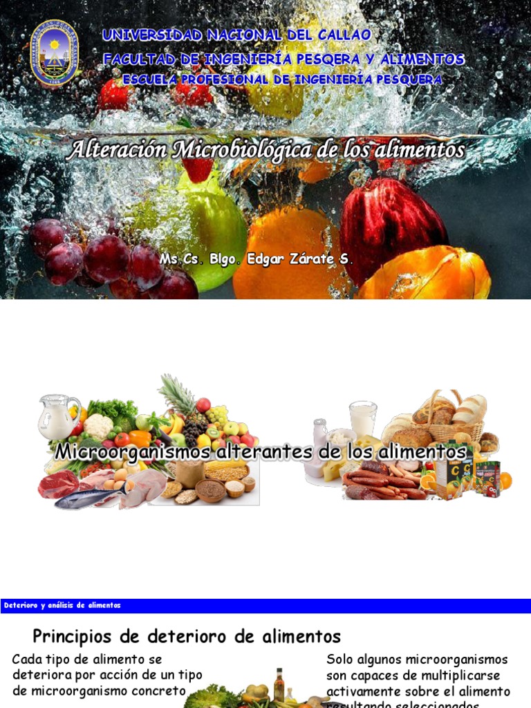 Alteracion Microbiologica de Los Alimentos | PDF | Biopelícula | Alimentos