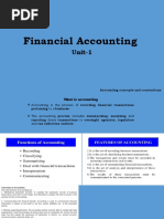 Financial Accounting: Unit-1