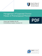 Management of Suspected Ovarian