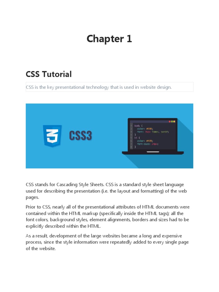 CSS Manual | PDF | Hyperlink | Html
