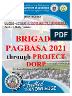 BRIGADA PAGBASA 2021 PROJECT DORP